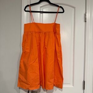 Revolve SNDYS Orange Strappy Dress Medium NWOT